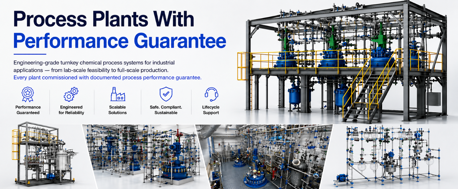 Process plants with performance guarantee — Global Antico turnkey chemical process systems